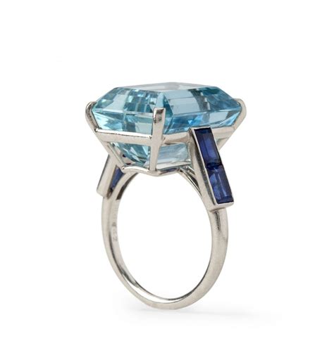 cartier aquamarine ring